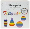 Partyæske til 4 personer - multi farvede