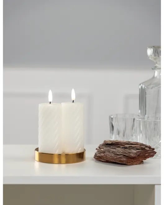 Blockljus led lany 10 cm 2 st