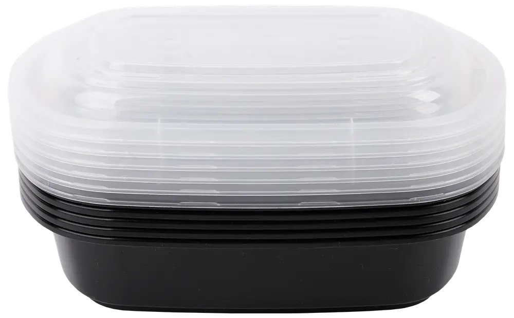 Madboks med låg 600 ml 6-pak