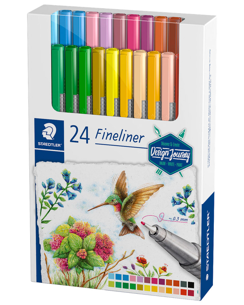 Staedtler Design Journey Fineliner 24-pak