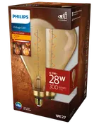 PHILIPS LED-lampa filament 4,5W E27 A160 guld