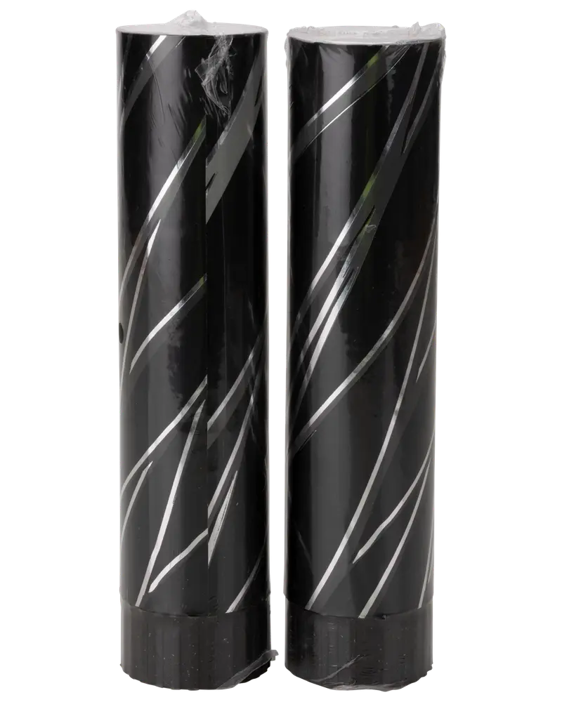 Konfettikanon H. 20 cm klassisk 2 st. blandade