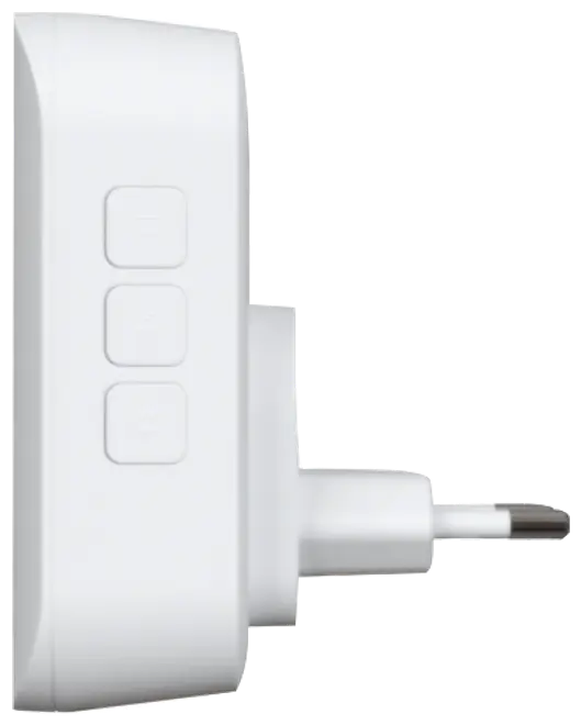 Bärbar trådlös dörrklocka med ljus 