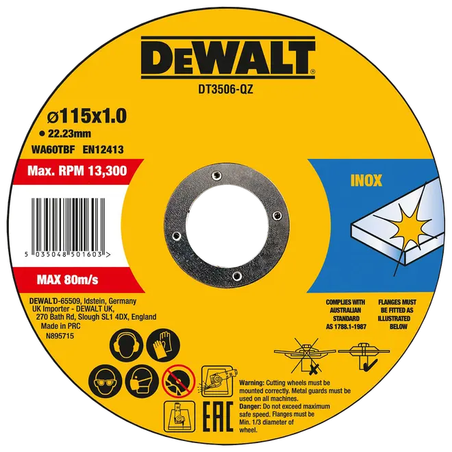 DeWALT Skæreskive Ø115 10-pak