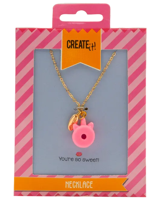 CREATEit Halskæde med charm - assorterede design