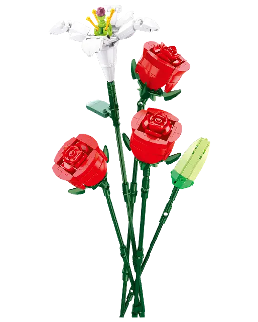 Sluban Flowers Roses M38-B1121B - 267 delar