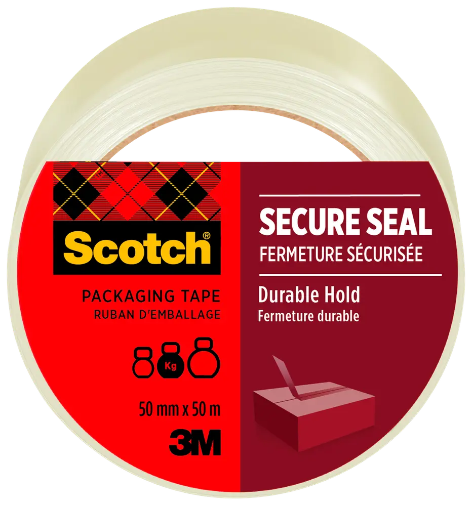 Scotch® Secure Seal pakketape 50 mm x 50 meter