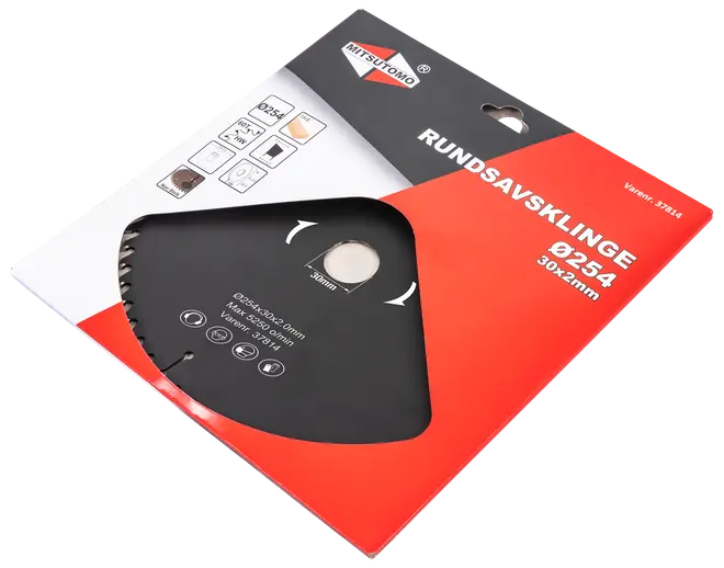Mitsutomo Rundsavsklinge Ø254 x 30 mm 60T