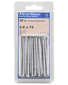 Arvid Nilsson Søm firkantet 2,8 x 75 mm 30-pak