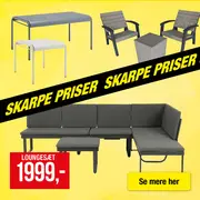 Assorterede havemøbler