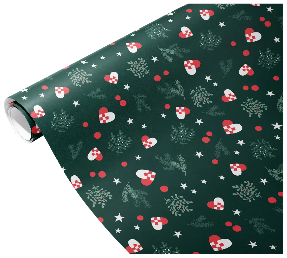 Julpapper Klassisk jul - 10 m 