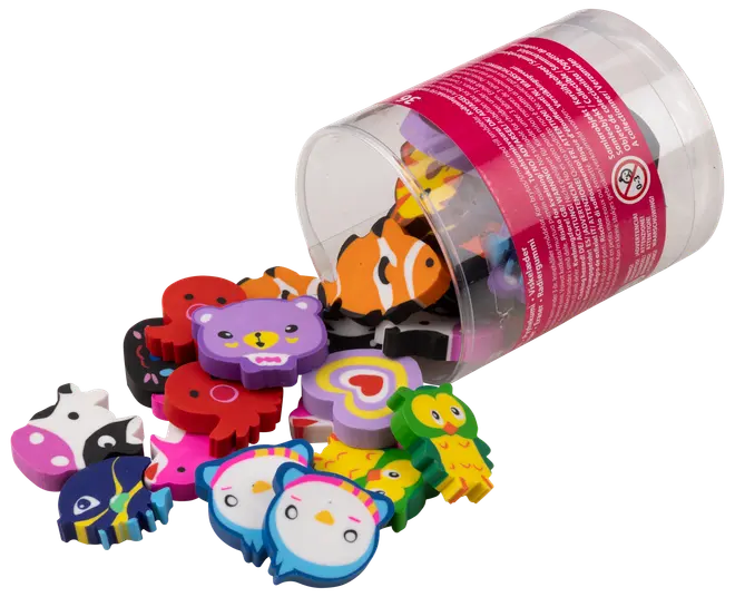 Sense Viskelæder figurer 36-pak