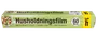 Grön hushållsfilm i förpackning, 60 meter lång, med skäregg och matbild på förpackningen.