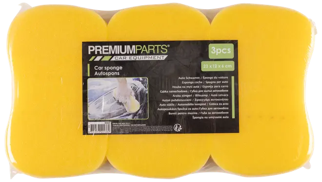 Bilsvamp 12 x 21,5 cm 3-pack