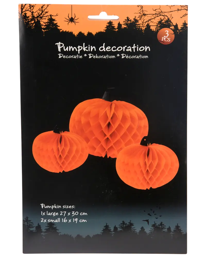 Halloween pumpor 3-pack