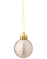 Julkulor silver/champagne 10-pack 