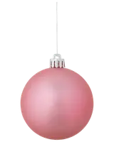 Julgranskulor Ø7 cm 6-pack - Rosa