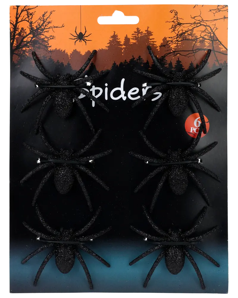 Spindlar glitter 6-pack