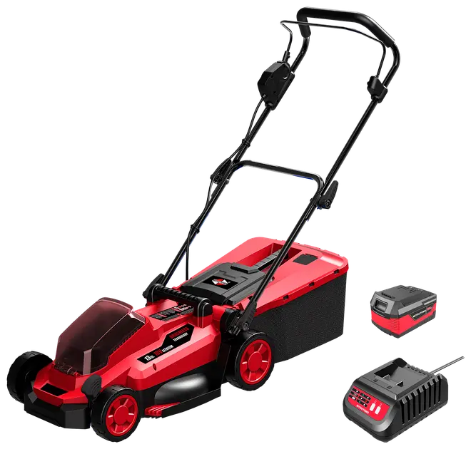 Mitsutomo Plæneklipper kulfri 18V 33 cm inkl. batteri