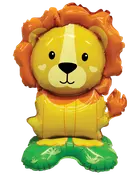Folieballon på fod 42 cm - Løve