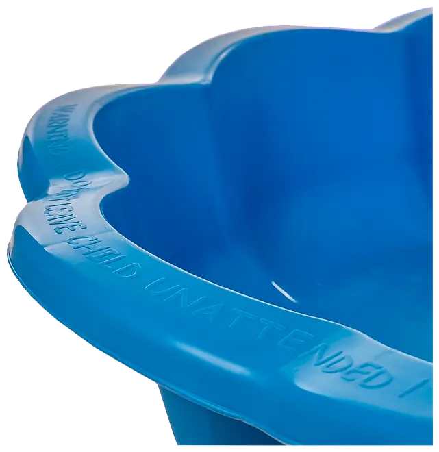 Sandlåda/badbassäng blå