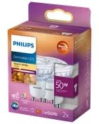 PHILIPS Reflektorlampa 3,8W GU10 dimbar 2-pack