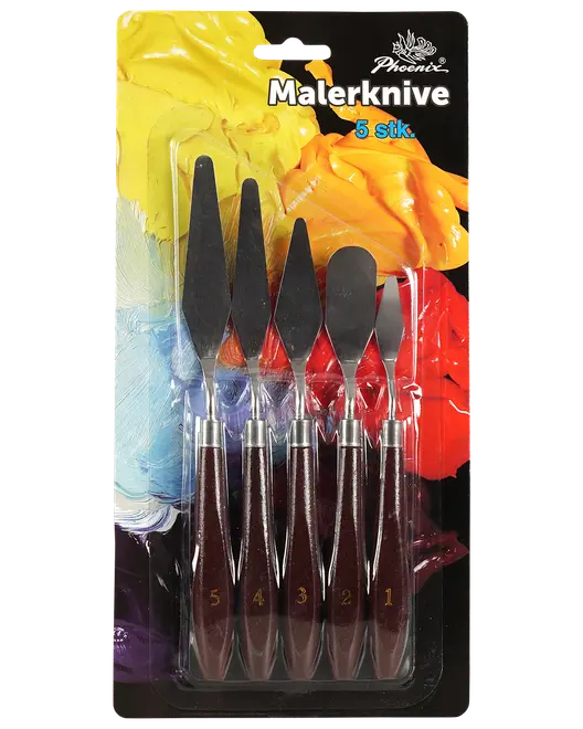 Phoenix Malerknivsæt 5 dele