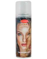 Glitter hårspray - silver
