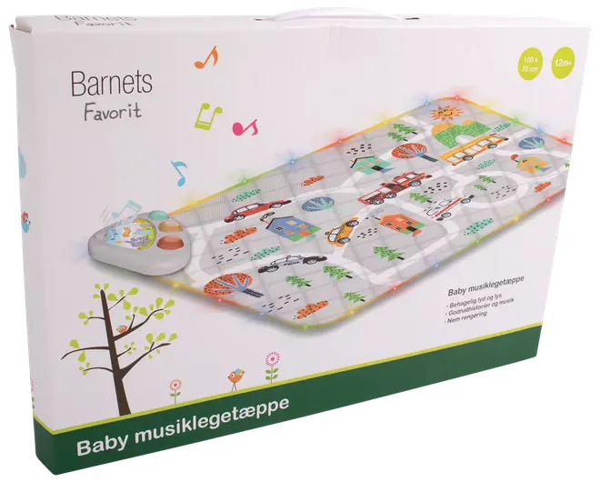 Barnets Favorit Legetæppe med musik til baby