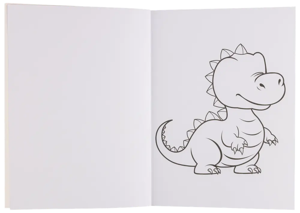 Målarbok med klistermärken