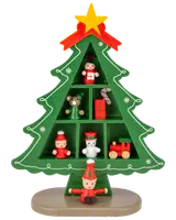 Julgranshylla med figurer