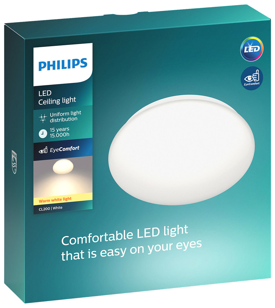 PHILIPS Plafond Moire Ø32cm 17W - hvid