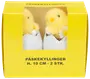Påskkyckling äggskal H. 10 cm 2-pack