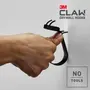 3M Claw gipskrog, sort, installeres med hånden i væggen. Ingen værktøj kræves. Holdbar metal konstruktion, buet krog design til sikker ophængning på gipsvægge.
