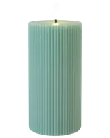 LED-ljus räfflad grön - 3-pack