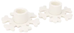 Ljusstake Snöflinga 2-pack