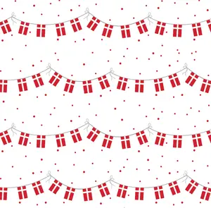 Gavepapir med flag 3 meter