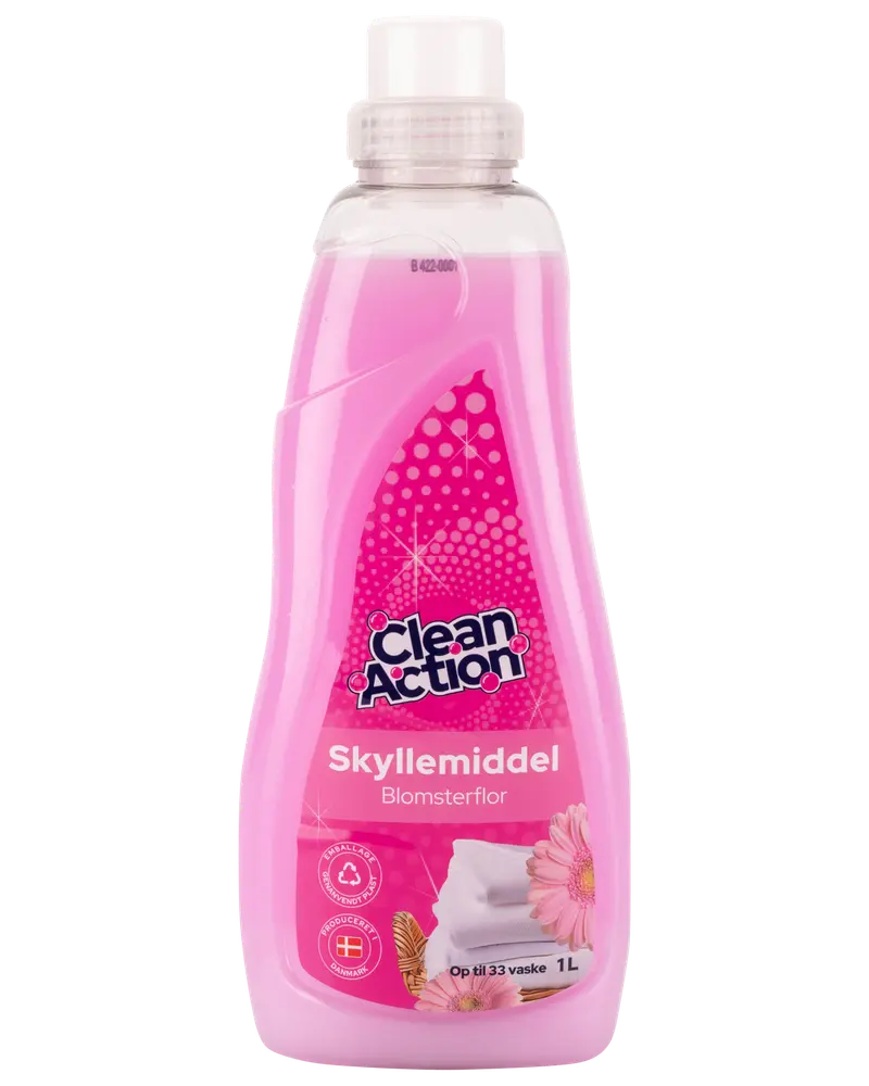 Clean Action - Skyllemiddel 1000 ml - Blomsterflor