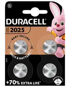 DURACELL Batteri CR2025 4-pak