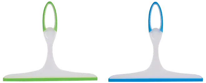 Vådrumsskraber 23 cm med ophængskrog - ass. farver