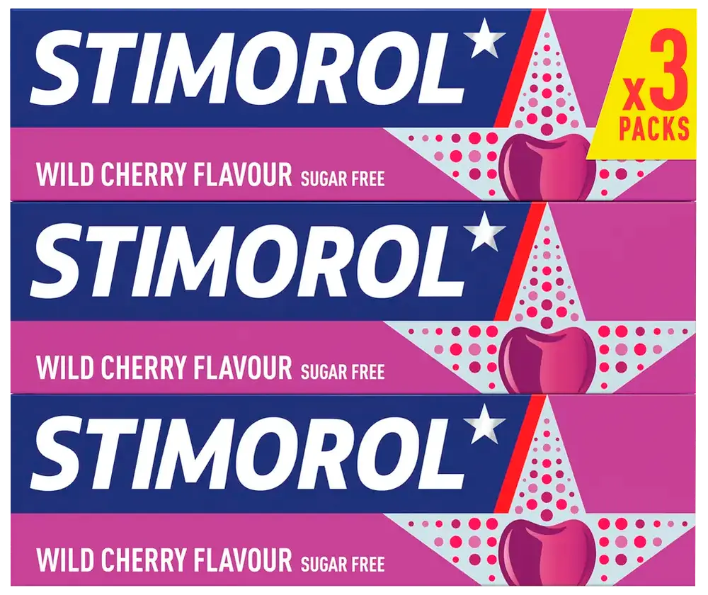 Stimorol Wild cherry 3-pak