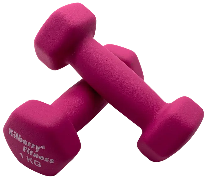 Kilberry Fitness Håndvægt 1 kg 2-pak