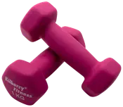 Kilberry Fitness Håndvægt 1 kg 2-pak