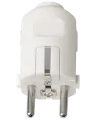 Stickpropp schuko vit