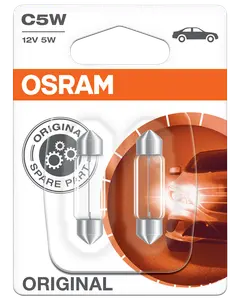 Osram autopære C5W 12V 2-pak