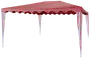 Paviljong 3x4 meter - Röd och vit