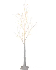 Ljusträd vit 120 LED 150 cm 