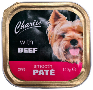 Charlie hundmat paté oxkött 150 g