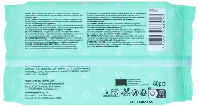 Vådserviet Baby Sensitive