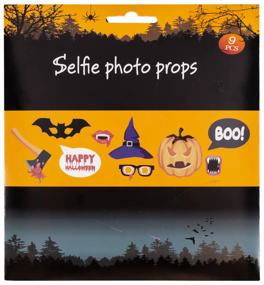Halloween selfie set 9-pack